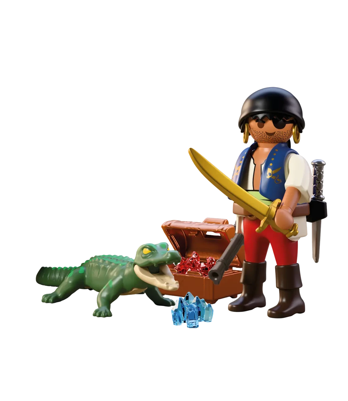 Playmobil 72154 - Pirat gegen Kaiman - Special Plus