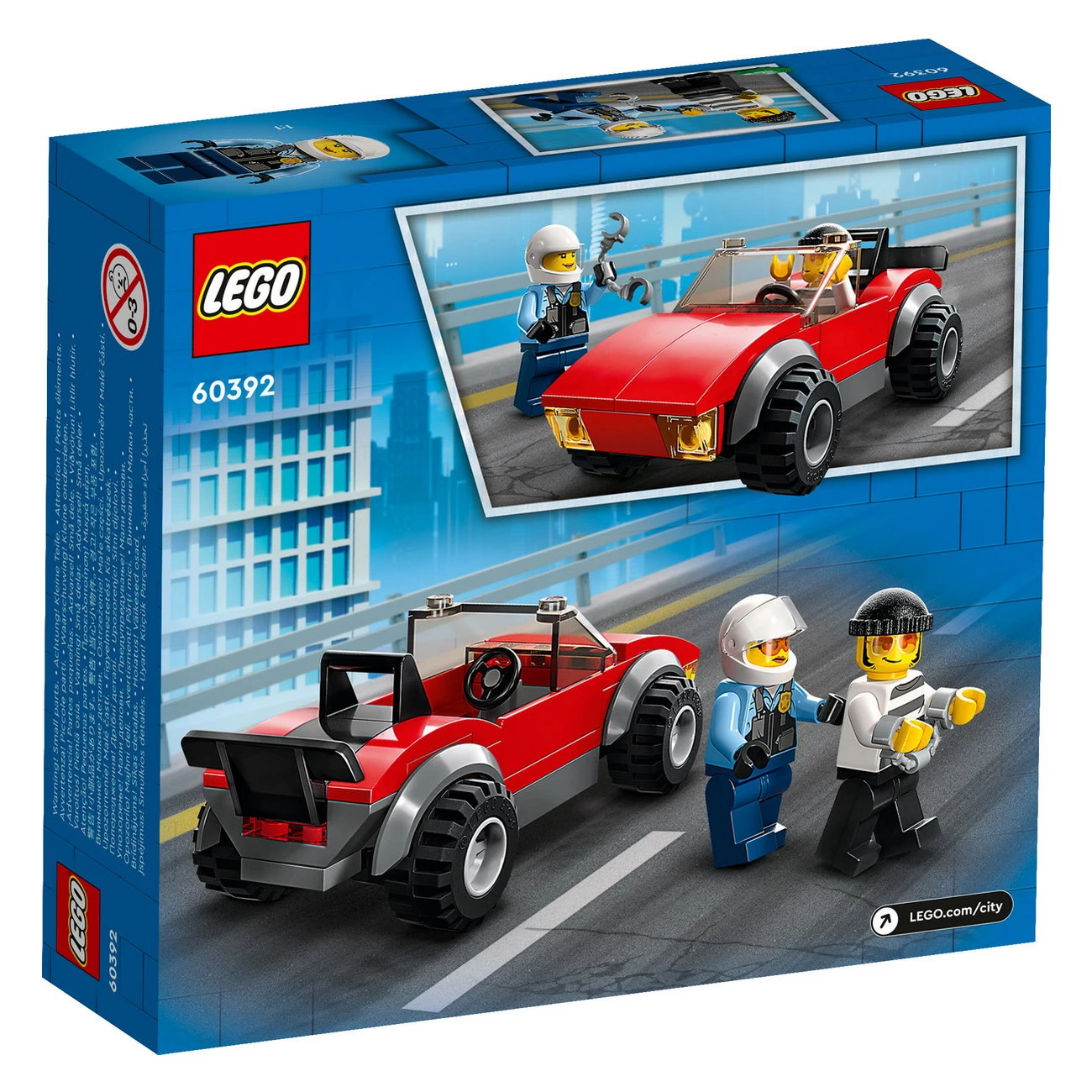LEGO City 60392 - Verfolgungsjagd mit dem Polizeimotorrad