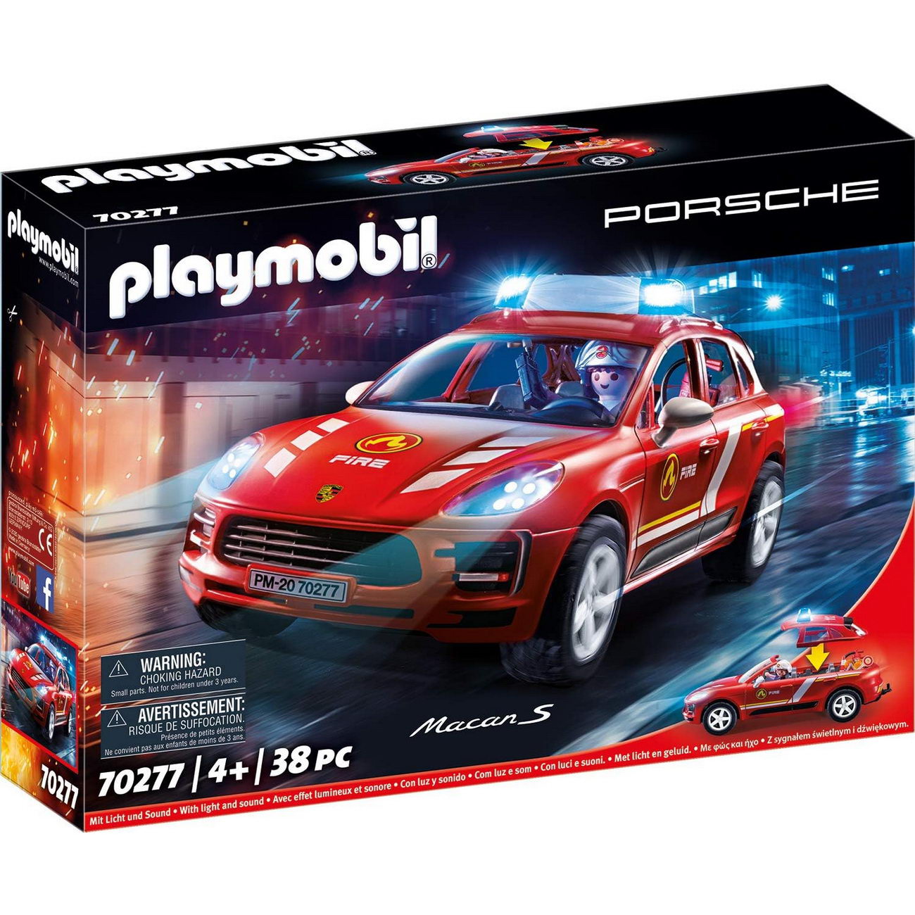 Playmobil 70277 - Porsche Macan S Feuerwehr  - Porsche