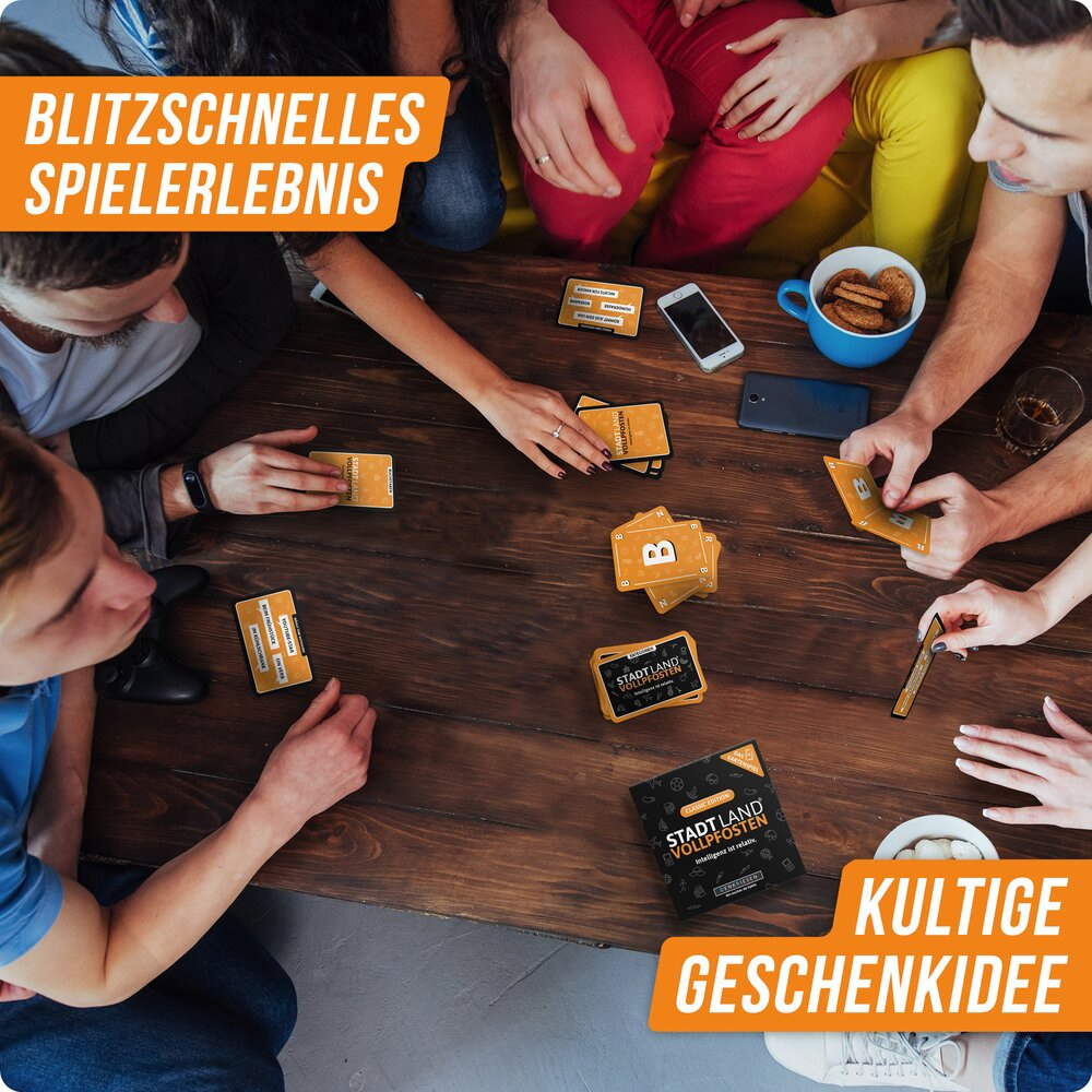 Classic - Kartenspiel STADT LAND VOLLPFOSTEN (DENKRIESEN)