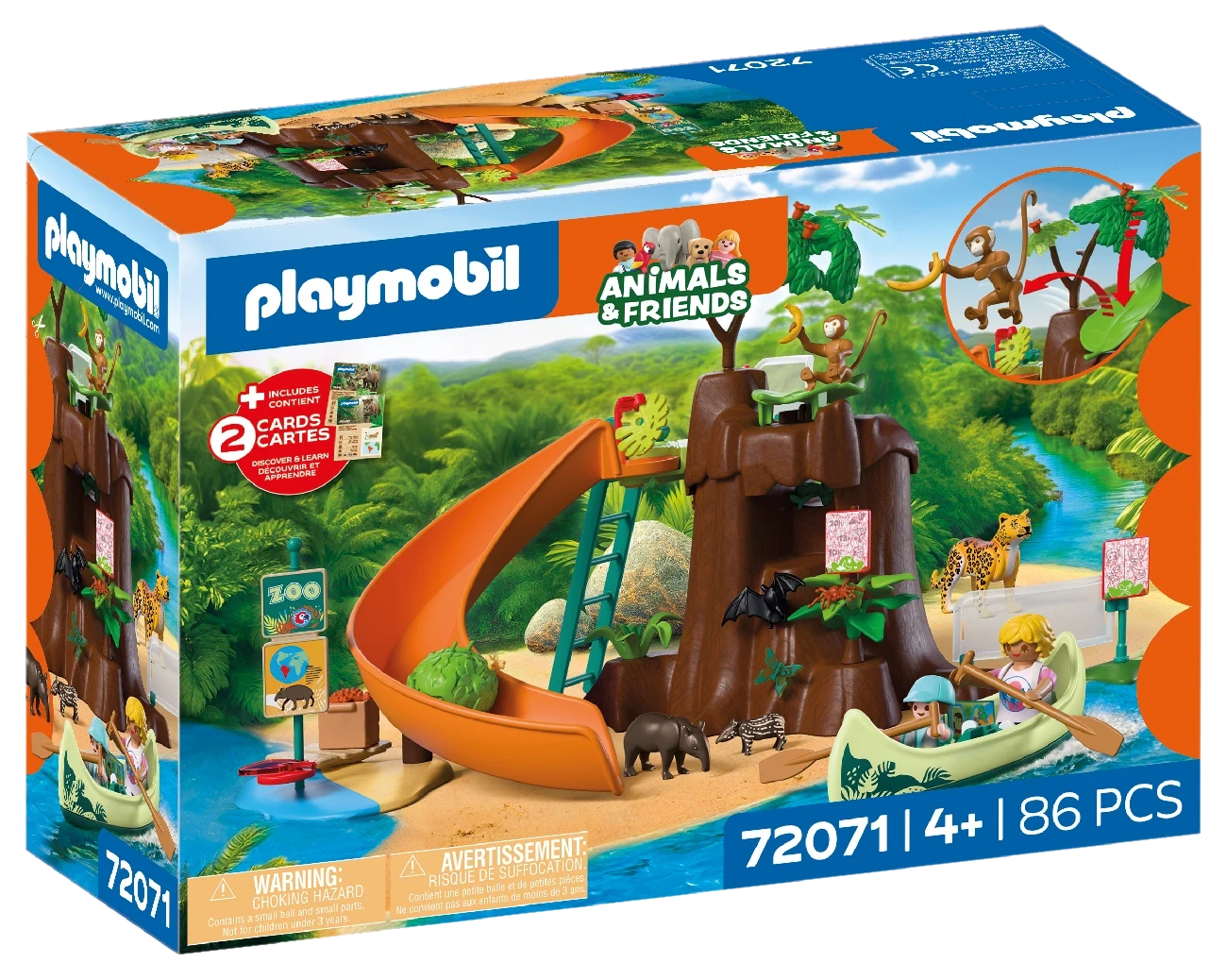 Playmobil 72071 - Zoo: Dschungelabenteuer - Animals and Friends