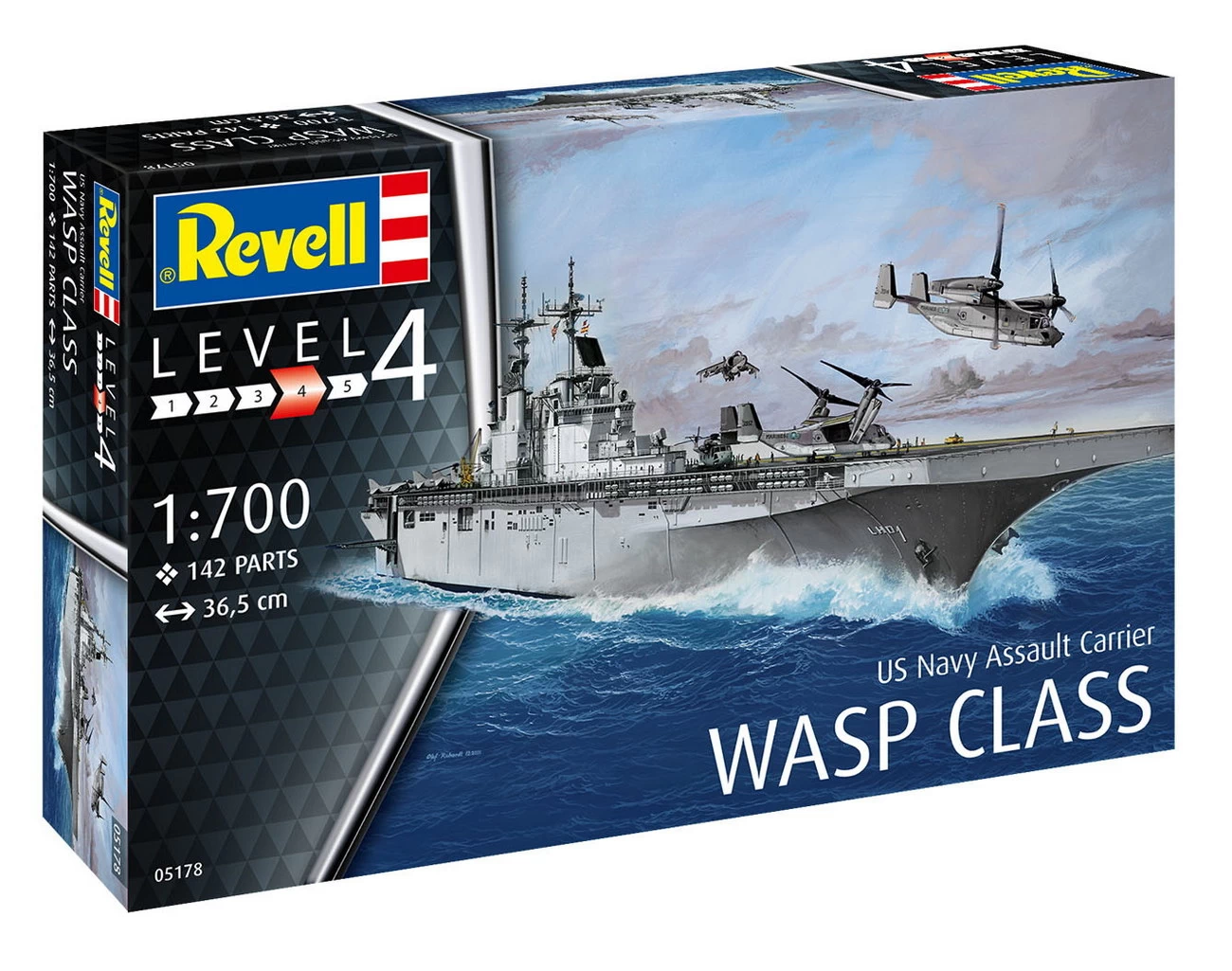 Revell 05178 - US Navy Assault Carrier WASP Class