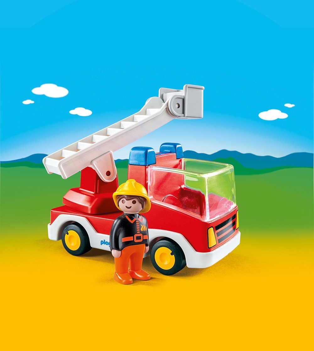 Playmobil 6967 - 1.2.3 Feuerwehr Leiterfahrzeug