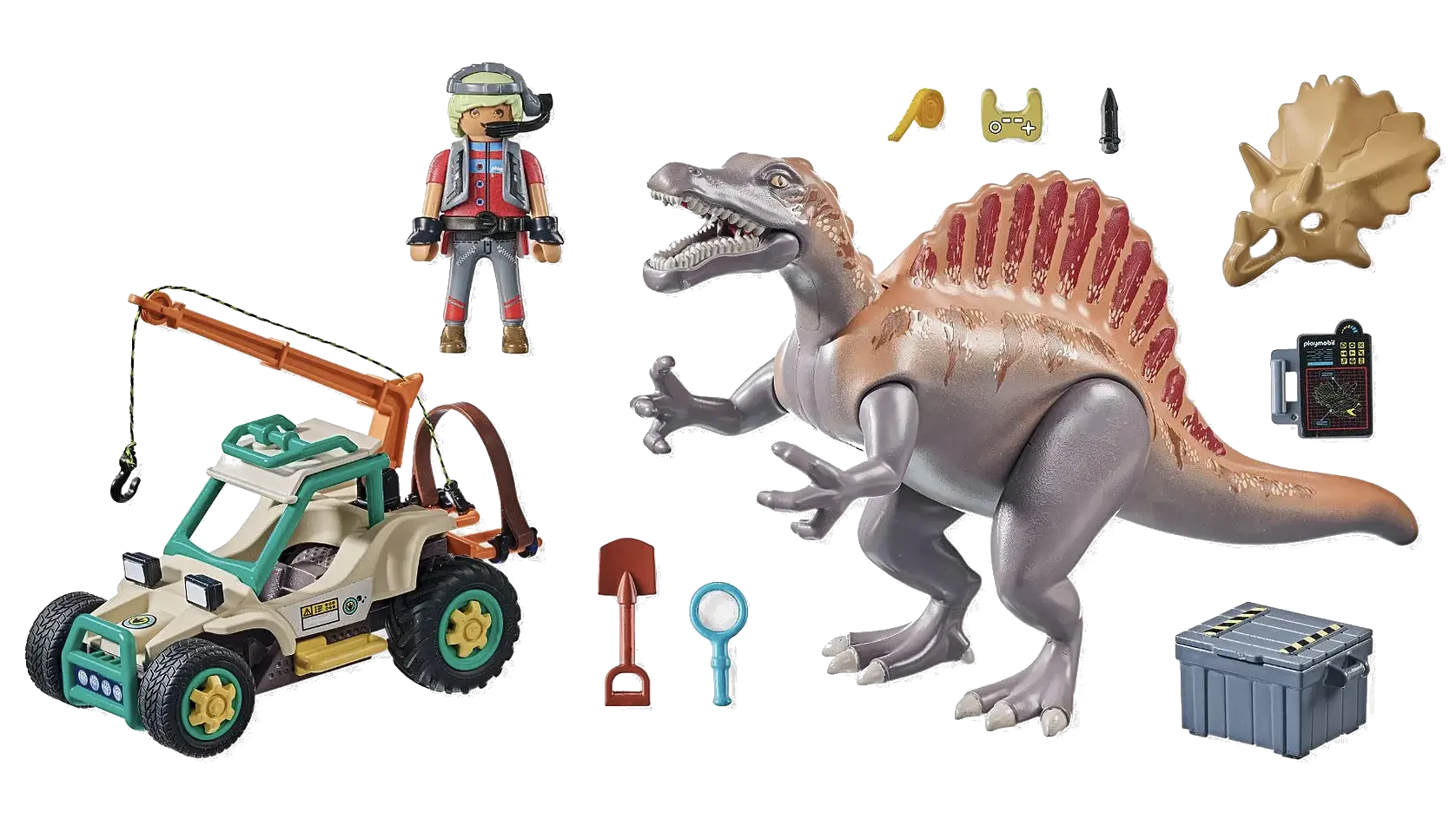 Playmobil 71820 - Spinosaurus Angriff auf Dino Ausgrabung - Dinos