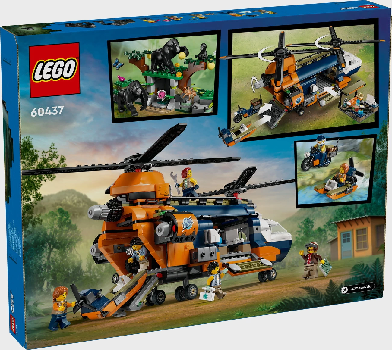 LEGO City 60437 - Dschungelforscher-Hubschrauber
