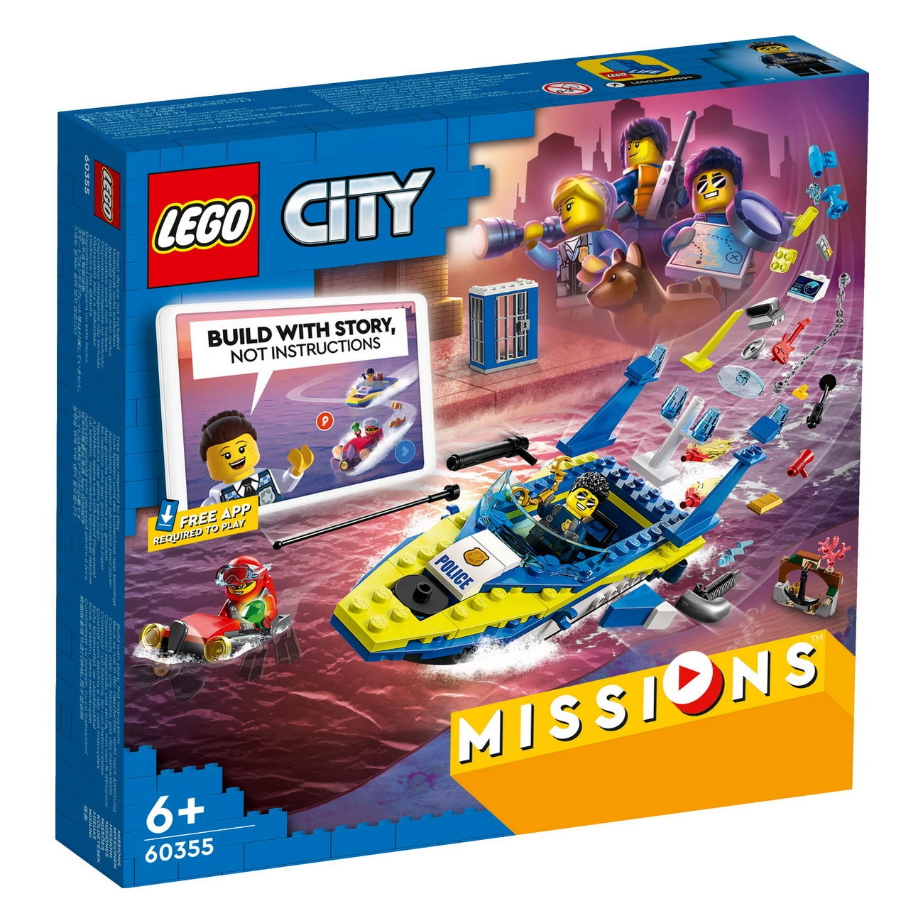 LEGO City 60355 - Detektivmissionen der Wasserpolizei - Missions