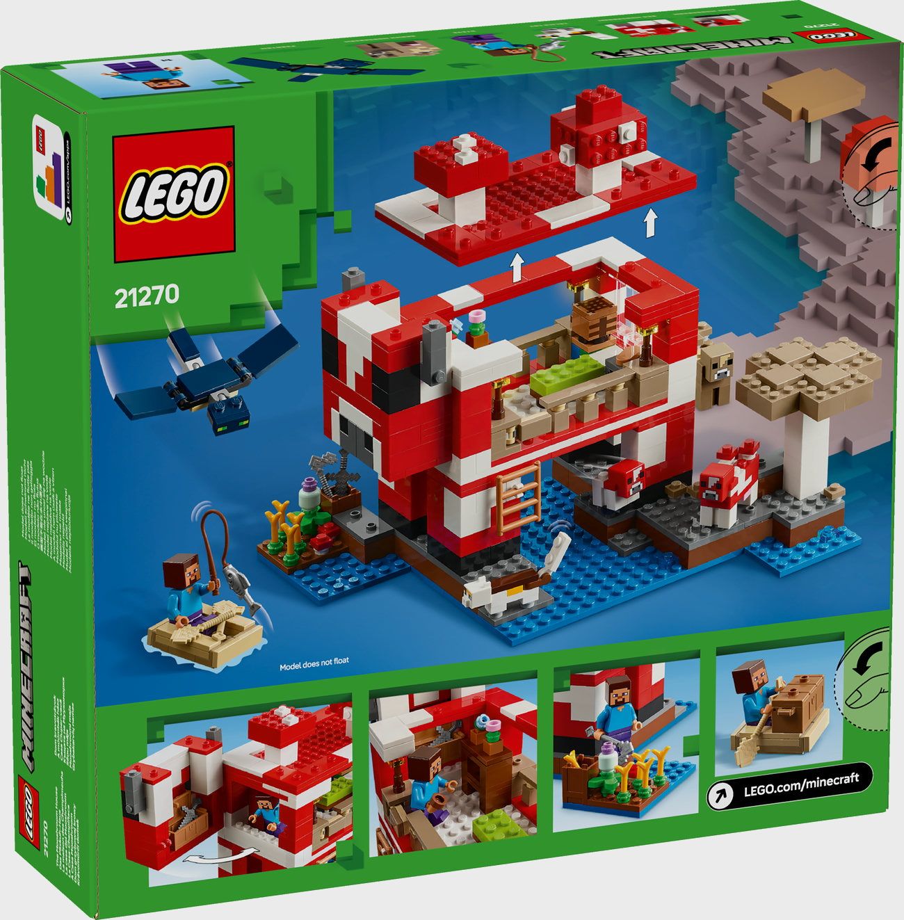 LEGO Minecraft Das Pilzkuh-Haus (21270) preiswert kaufen